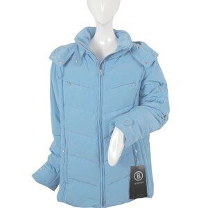NEW $1295 Bogner Down Puffer Jacket! US 16 XXL Light Blue Quilted Bogner Banner